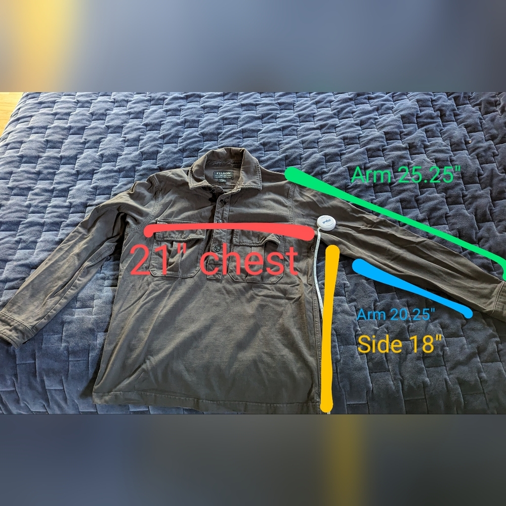 Filson cotton overshirt small